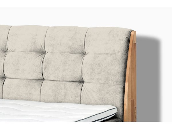 Postel boxspring s úložným prostorem MELISSA dub masiv