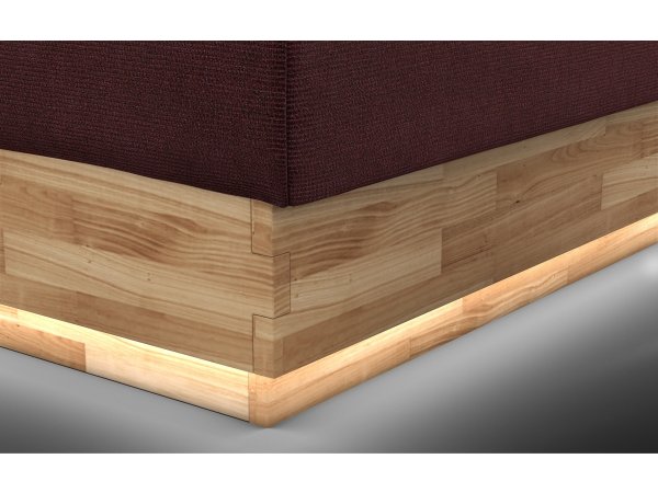 Postel boxspring s úložným prostorem MELISSA 2 dub masiv