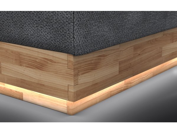 Postel boxspring s úložným prostorem MELISSA dub masiv