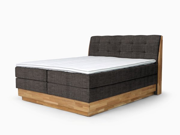 Postel boxspring s úložným prostorem MELISSA 2 dub masiv