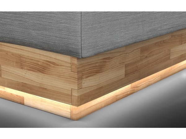 Postel boxspring s úložným prostorem MELISSA 2 dub masiv