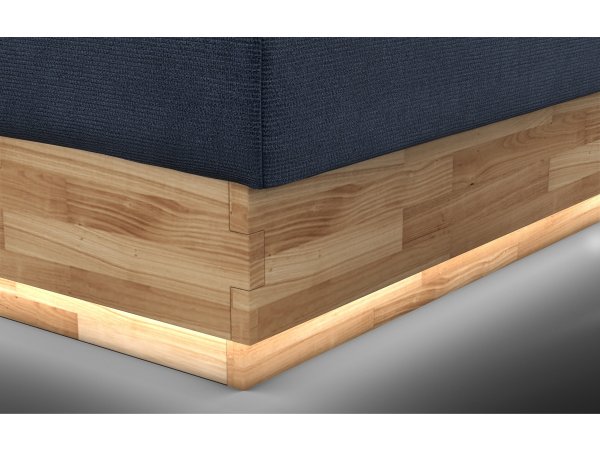 Postel boxspring s úložným prostorem MELISSA dub masiv