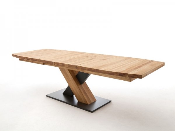 Rozkládací jídelní stůl z masivu MENDOZA B dub divoký