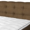 Postel boxspring s úložným prostorem a LED osvětlením MELISSA dub masiv