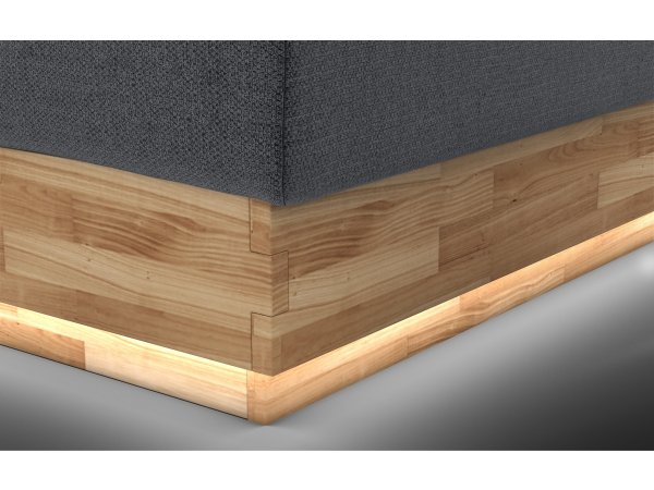 Postel boxspring s úložným prostorem MELISSA 2 dub masiv