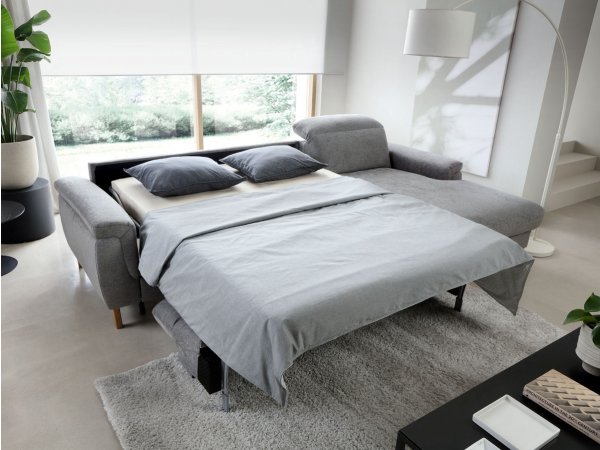 Rohová rozkládací sedací souprava HERMÍNA