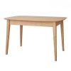 Rozkládací dubový jídelní stůl TELLO 120-165x80
