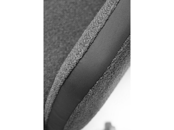 Jídelní otočná židle MILARGO s područkami, antracitová