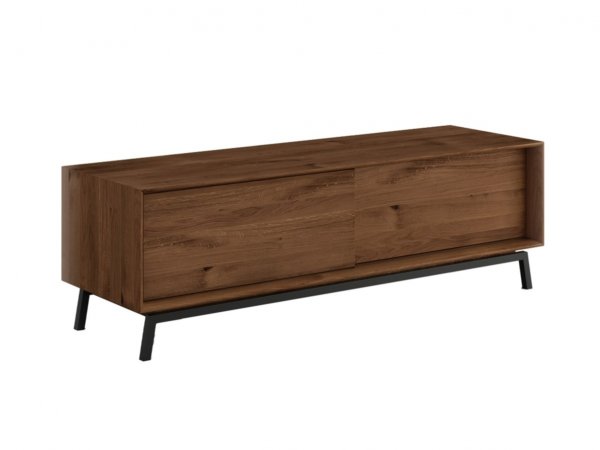 Dubová TV skříňka LOFT (typ PLMOL07DT), tabák