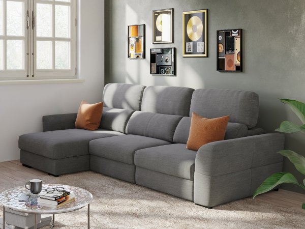 Sedací souprava s výsuvným sedákem MERAN