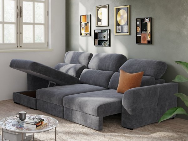 Sedací souprava s výsuvným sedákem MERAN