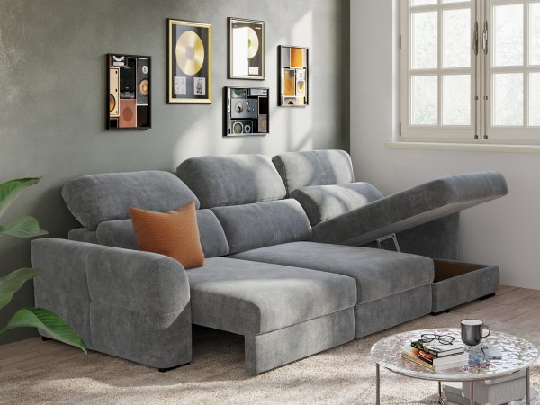 Sedací souprava s výsuvným sedákem MERAN