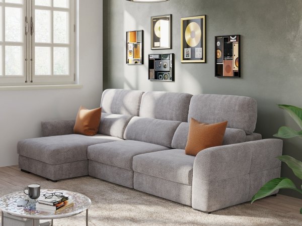 Sedací souprava s výsuvným sedákem MERAN