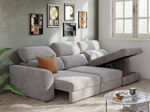 Sedací souprava s výsuvným sedákem MERAN