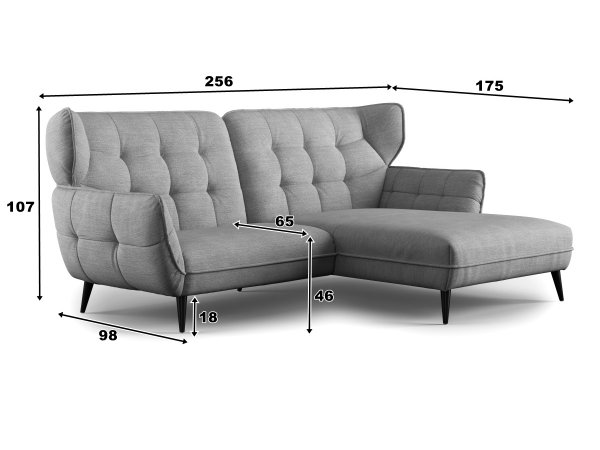 Rohová sedací souprava KING