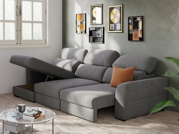 Sedací souprava s výsuvným sedákem MERAN