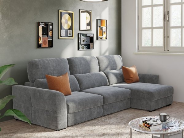 Sedací souprava s výsuvným sedákem MERAN