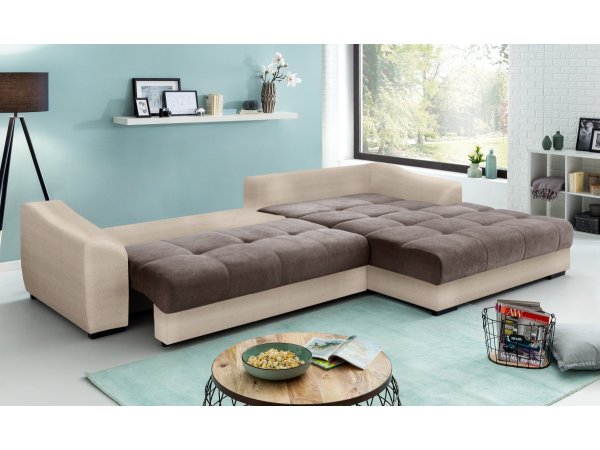 Rohová rozkládací sedací souprava FLEX