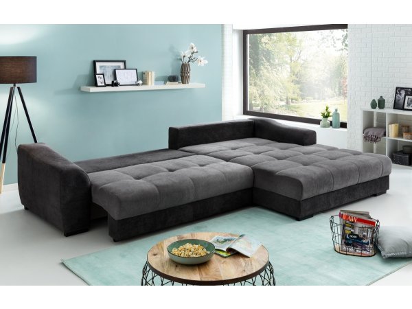 Rohová rozkládací sedací souprava FLEX