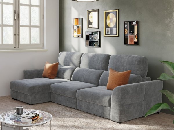 Sedací souprava s výsuvným sedákem MERAN