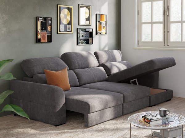 Sedací souprava s výsuvným sedákem MERAN