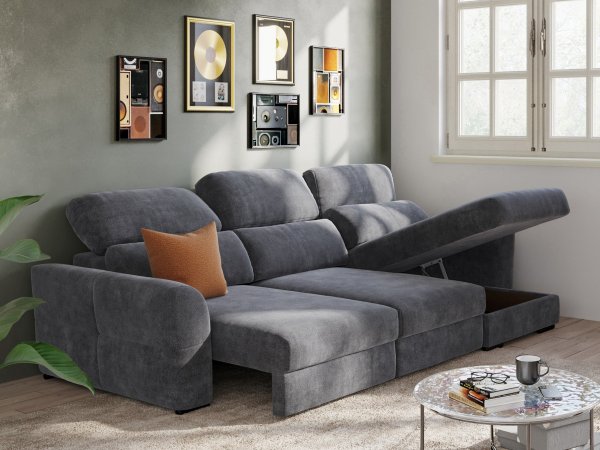 Sedací souprava s výsuvným sedákem MERAN