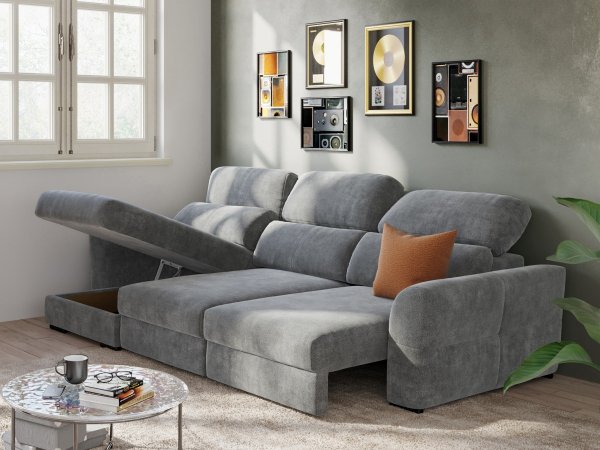 Sedací souprava s výsuvným sedákem MERAN