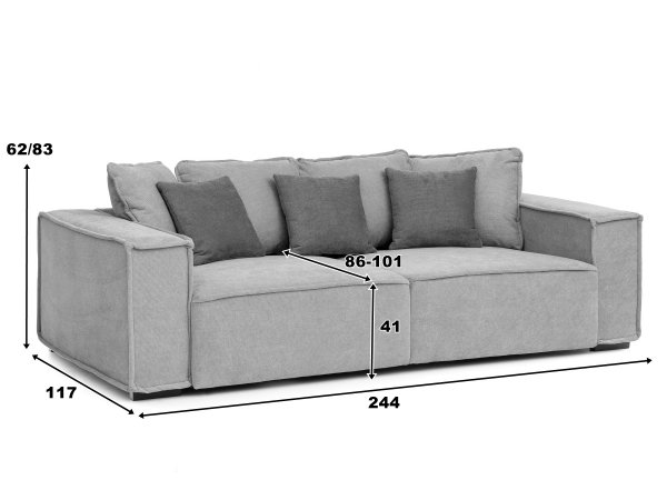 Mega pohovka v moderním stylu SURF