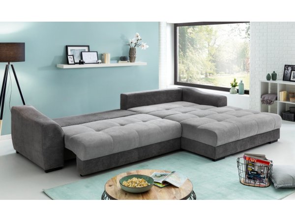 Rohová rozkládací sedací souprava FLEX