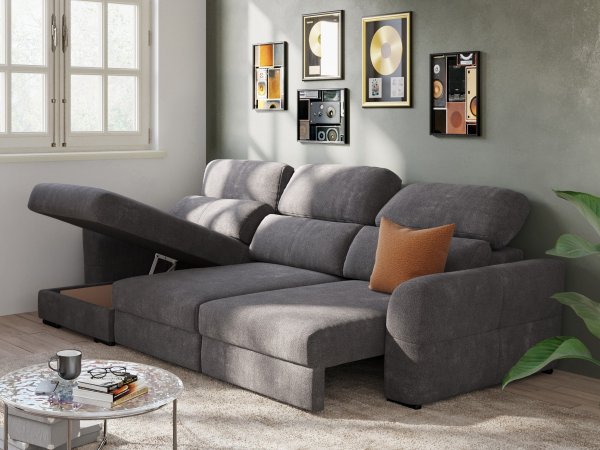 Sedací souprava s výsuvným sedákem MERAN