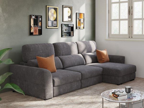 Sedací souprava s výsuvným sedákem MERAN