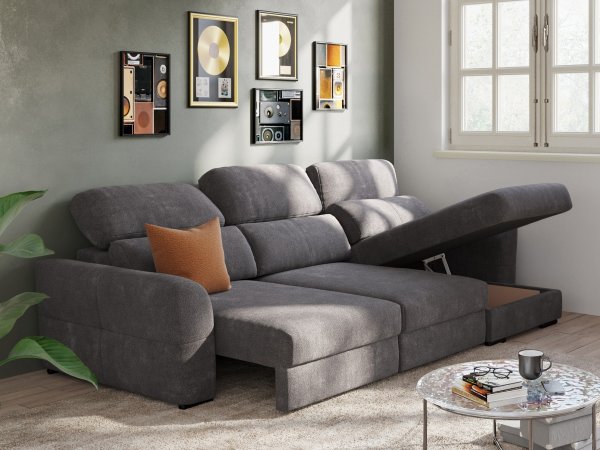 Sedací souprava s výsuvným sedákem MERAN