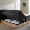 Postel boxspring s úložným prostorem KOLETA dub masiv