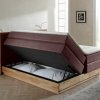 Postel boxspring s úložným prostorem KOLETA dub masiv