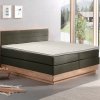 Postel boxspring s úložným prostorem KOLETA dub masiv