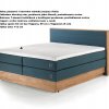 Postel boxspring s úložným prostorem KOLETA dub masiv