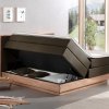 Postel boxspring s úložným prostorem KOLETA dub masiv