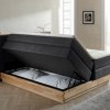 Postel boxspring s úložným prostorem KOLETA dub masiv