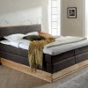 Postel boxspring s úložným prostorem KOLETA dub masiv