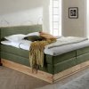 Postel boxspring s úložným prostorem KOLETA dub masiv