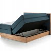 Postel boxspring s úložným prostorem KOLETA dub masiv