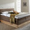 Postel boxspring s úložným prostorem KOLETA dub masiv