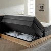 Postel boxspring s úložným prostorem KOLETA dub masiv