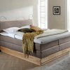 Postel boxspring s úložným prostorem KOLETA dub masiv