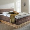 Postel boxspring s úložným prostorem KOLETA dub masiv
