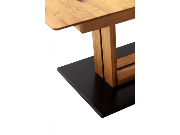 Rozkládací jídelní stůl z masivu MORENA C dub divoký olejovaný