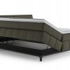 Postel boxspring s úložným prostorem MOONSHOT I dub masiv, černá