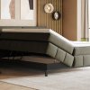 Postel boxspring s úložným prostorem MOONSHOT I dub masiv, černá