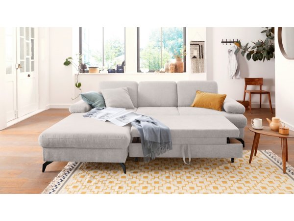 Rohová rozkládací sedací souprava MORRIS