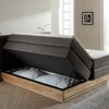 Postel boxspring s úložným prostorem KOLETA dub masiv